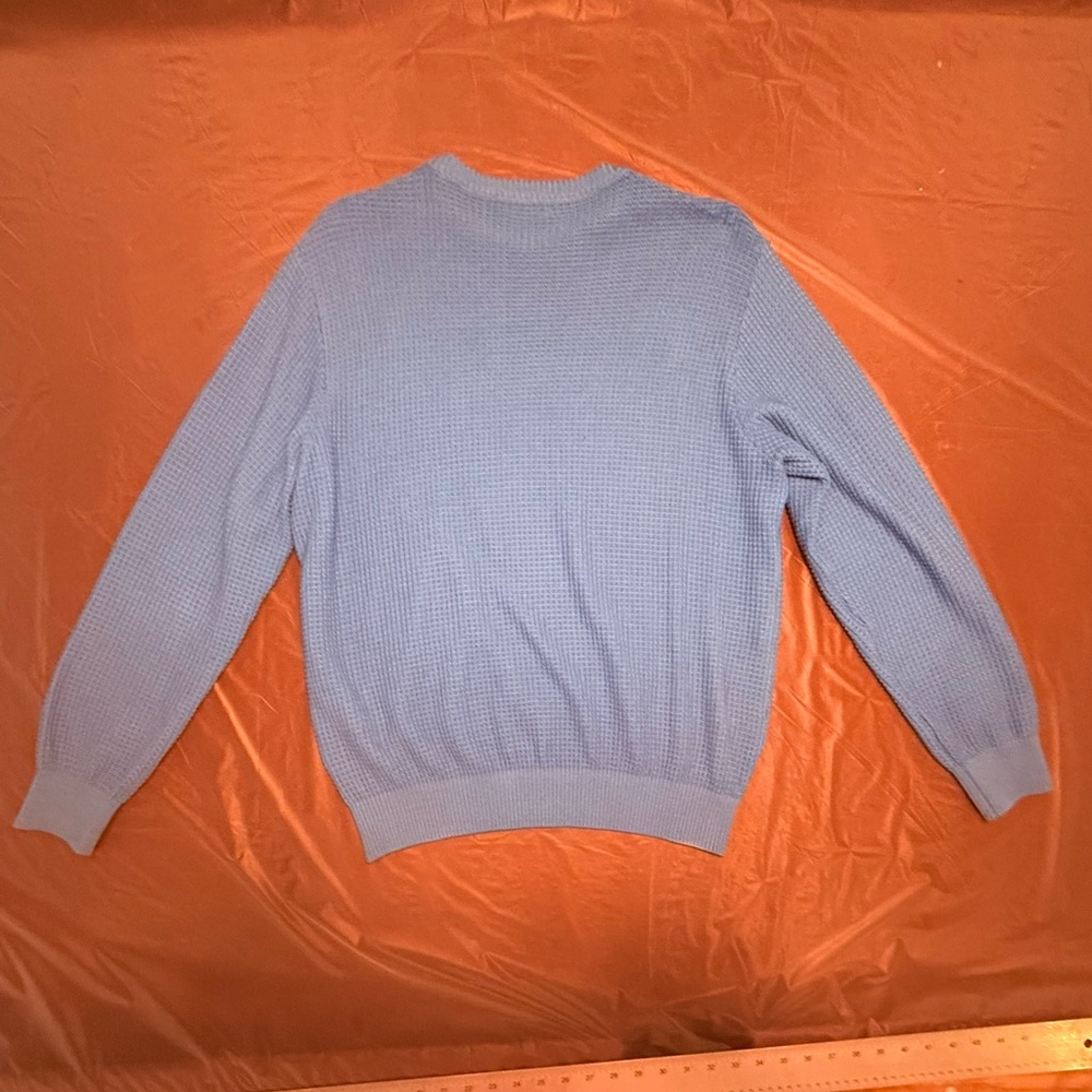 Vintage St. Croix Men's Blue Crewneck Golf Sweater Size Large - Picture 4 of 10